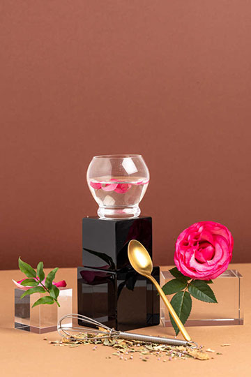 Eau micellaire thé vert & rose