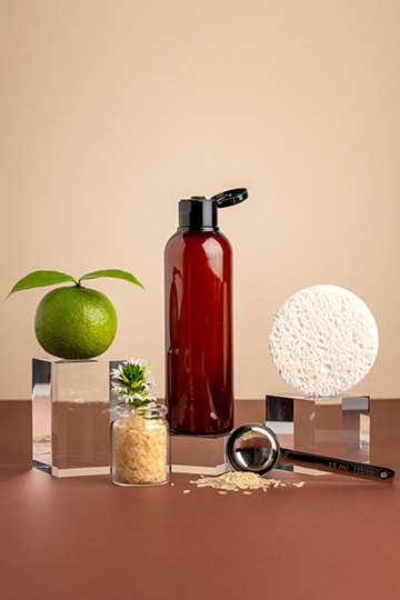 Shampoing/douche famille riz & mandarine