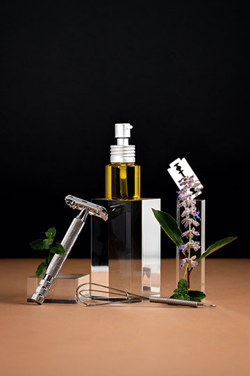 Huile de rasage homme chanvre & menthe
