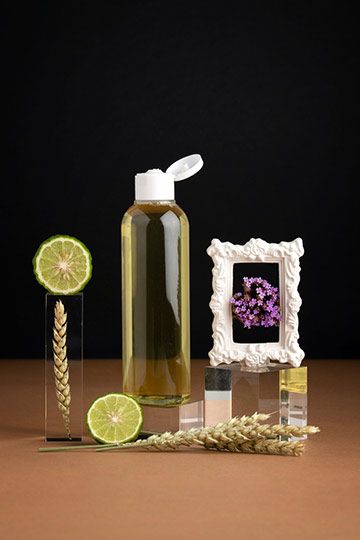 Shampoing/douche réparateur bergamote
