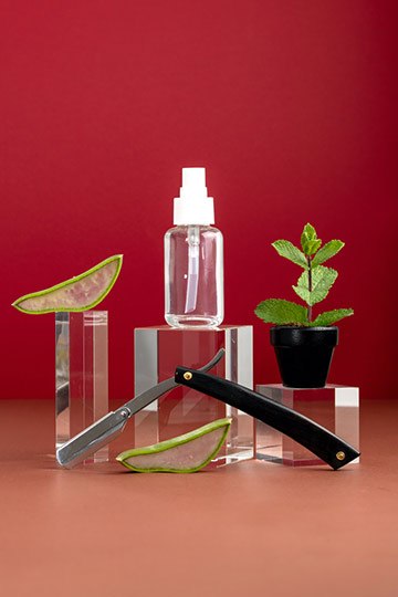 Brume après-rasage aloe & menthe
