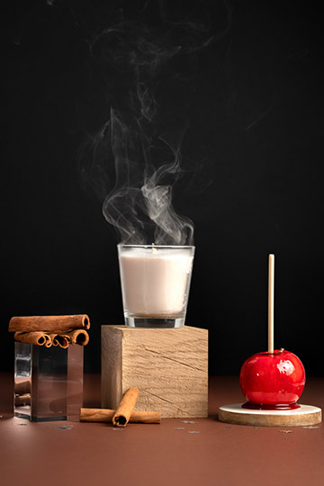 Bougie parfumée façon gateau suédois