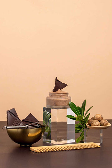Masque nourrissant au chocolat
