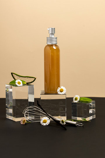 Gel de rasage "anti-poils" vanille & souchet