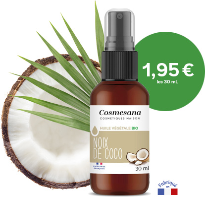 Huile végétale Noix de Coco Bio - Cosmesana