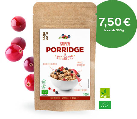 Porridge de Superfood – Sana Gaïa
