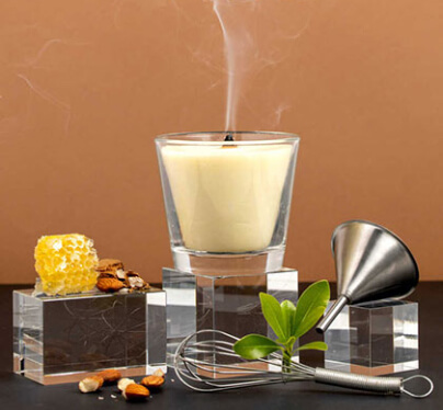 Bougie naturelle faite maison